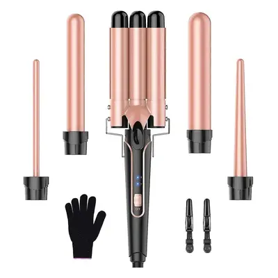 Curling Iron Set In Wave Iron - Curling Irons