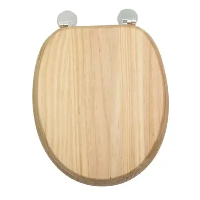 Croydex Flexi-Fix Toilet Seat Davos Blonded Pine [WL602272H]