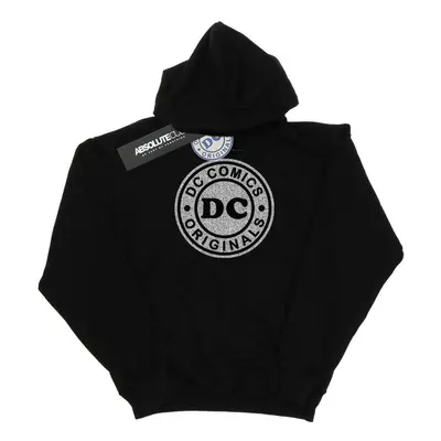 (XL, Black) DC Comics Mens DC Originals Crackle Logo Hoodie