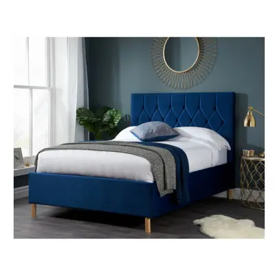 Luxton Double Bed-Blue