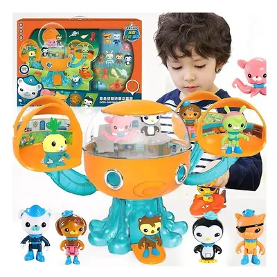 Octonauts Octopod Castle Playset Figures Adventure Barnacles Peso Kwazii Action