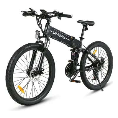 (Black) SAMEBIKE LO26-II-FT-YD,Battery 48V14AH,900W Motor