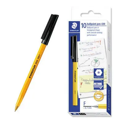 Staedtler Stick Fine Ballpoint Pen (Box of 10)