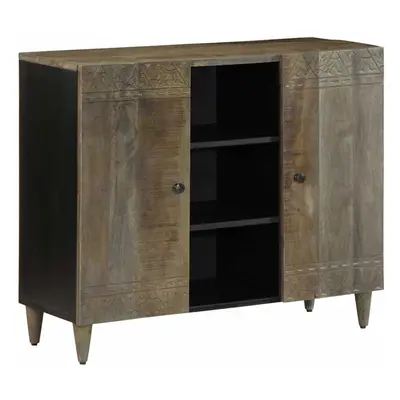 vidaXL Sideboard 90x33x75 cm Solid Wood Mango storage cabinet