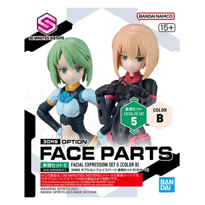 30MS - Option Face Parts Facial Expression Set (Color B) - Model Kit