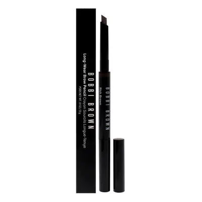 Long Wear Brow Pencil - Rich Brown by Bobbi Brown for Women - 0.01 oz Eyebrow Pencil