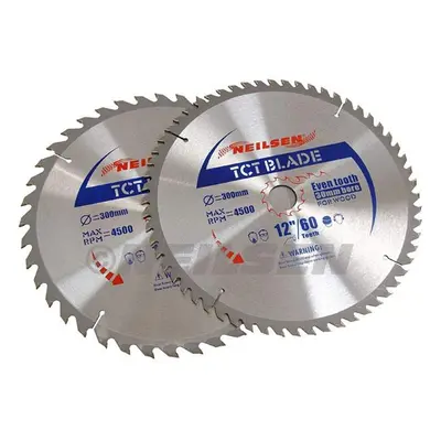 2 Piece TCT Blade 12" for Wood and Plywood