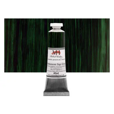 Michael Harding Artist Oil Colours Permanent Sap Green 40ml Tube