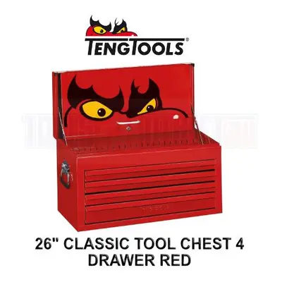 Teng Tools 26" Classic Tool Chest Drawer Red TC804EV