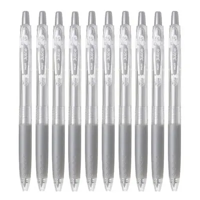 Pilot Juice 0.5mm Metallic Color Gel Ink Ballpoint Pen Silver Ink Value Set of