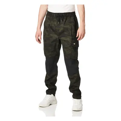 Caterpillar Men's Slim Fit Work Cargo Pant Night Camo 34/30