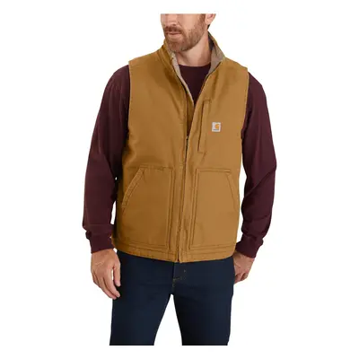 Carhartt mens Sherpa Lined Mock-neck Vest (Big & Tall) Work Utility Ou