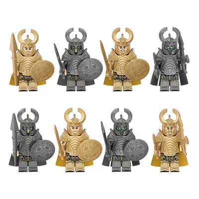 (8PCS Lord Of The Rings - G) Lord Of The Rings Toy Action Mini Figures Fit Lego