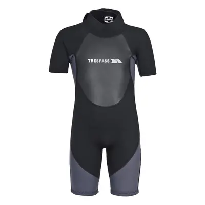 (7/8 Years, Black) Trespass Childrens Boys Scuba 3mm Short Wetsuit