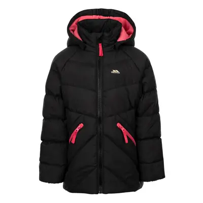 (2-3 Years, Black) Trespass Kids Padded Jacket with Hood Annah