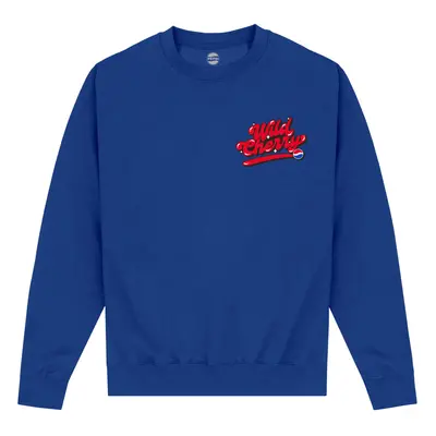 (M, Royal Blue) Pepsi Unisex Adult Wild Cherry Sweatshirt