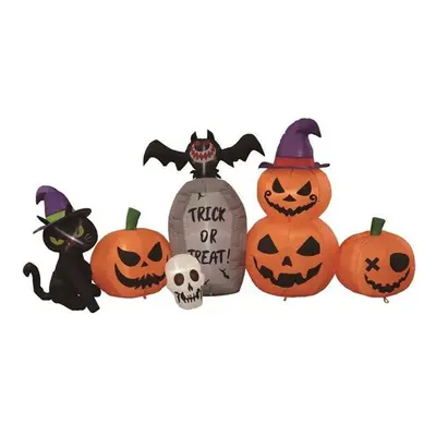 Celebrations 4 ft. Prelit Pumkin Family Inflatable