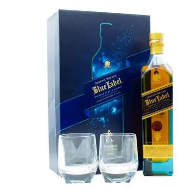 Johnnie Walker Blue Label Gift Pack with Glasses