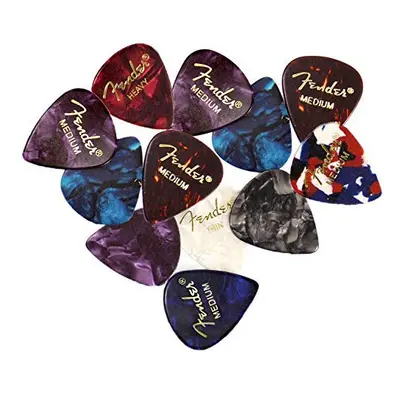 Fender Premium Picks Sampler - Pack Includes Thin Medium & Heavy G