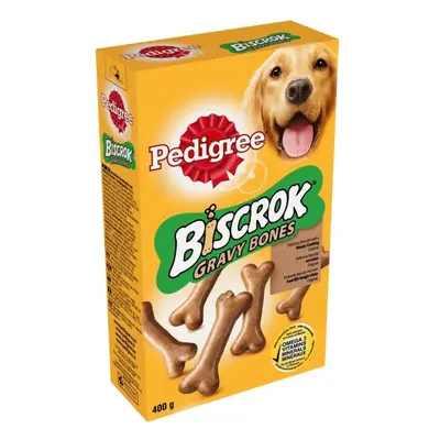 Pedigree Biscrok Gravy Bones Treats 4.8kg (12x400g Packs) Bulk Dog Biscuits