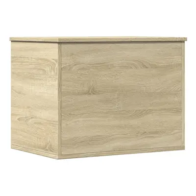 vidaXL Storage Box Blanket Box Storage Chest Box Sonoma Oak Engineered Wood