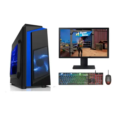 FCS Fast Gaming Intel Quad Core i3 8GB RAM 1TB HDD PC Bundle