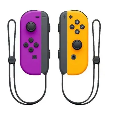 (Purple Orange) Bluetooth compatible with Nintendo Switch Oled Console wireless 6-axis