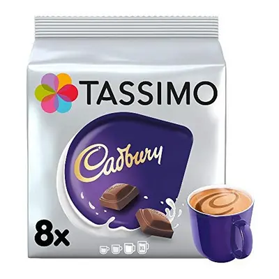 Tassimo Cadbury Hot Chocolate Pods (Pack of 5, Total Coffee Capsules)