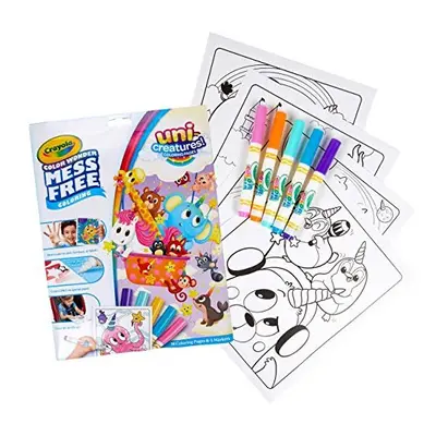 Crayola Color Wonder Unicreatures, Mess Free Coloring Pages & Markers, Gift for Kids, Age 3, 4, 