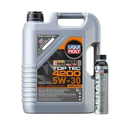 5L 5W30 Liqui Moly Top Tec BMW LL PORSCHE + CERA TEC - 300ml