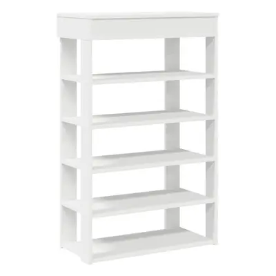 (white, cm) vidaXL Shoe Rack Shoe Cabinet Holder Hall Shoe Storage Shelf Engineered Wood