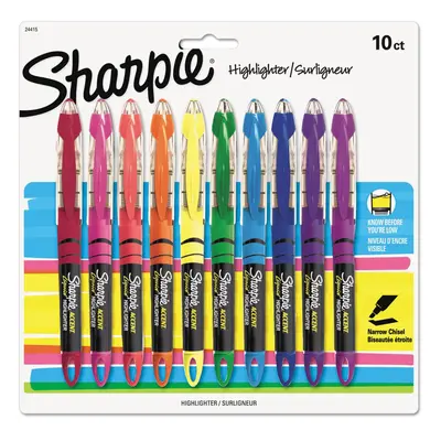 SHARPIE 24415Pp Accent Liquid Pen Style Highlighter Chisel Tip Assorte