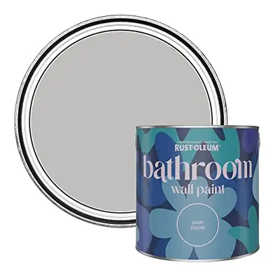 Grey Water-Resistant Bathroom Wall & Ceiling Paint - Fleur 2.5L (SHDRCT1040)