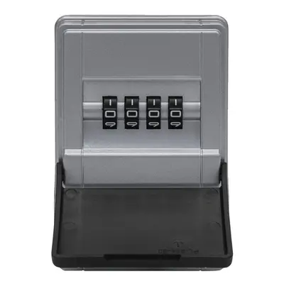 KeyGarage Mini - Wall-mounted key box - for up to keys or small valuables - black/silver