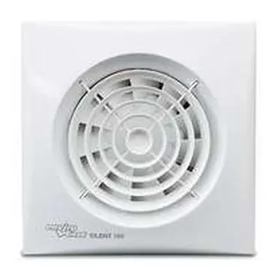 ENVIROVENT 4'' 100mm SILENT EXTRACTOR FAN + ADJUSTABLE TIMER, 26L/S (95M3/H), 8W + BACKDRAUGHT S