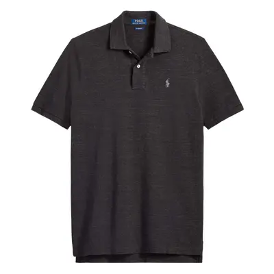 Ralph Lauren Mens classic Fit Mesh Pony Logo Polo Shirt (M BasicBlack