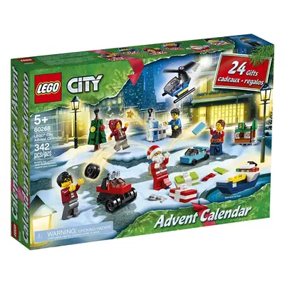 Woov Building Kit Replacement for Lego City Advent Calendar with City Play Mat (342 Pieces)