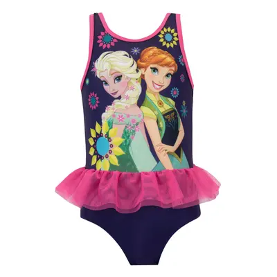 Disney Girls Frozen Swimsuit Size Blue