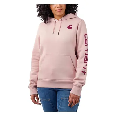 Carhartt Women's Relaxed Fit Midweight Logo Sleeve Graphic Sweatshirt