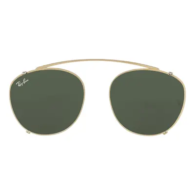 Ray-Ban RX6355C Round Prescription Eyeglass Frames Arista/Dark Green