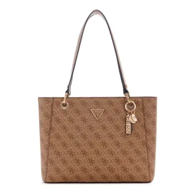 GUESS Noelle Small Noel Tote Latte Logo