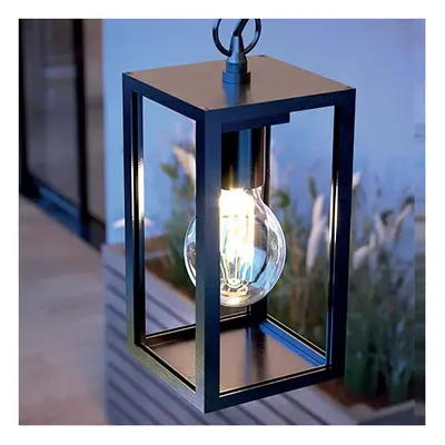 CGC Black Aluminium Contemporary Hanging Ceiling Porch Light