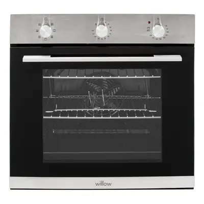 Willow 60cm Stainless Steel Fan Assisted Oven,7 Functions, Timer