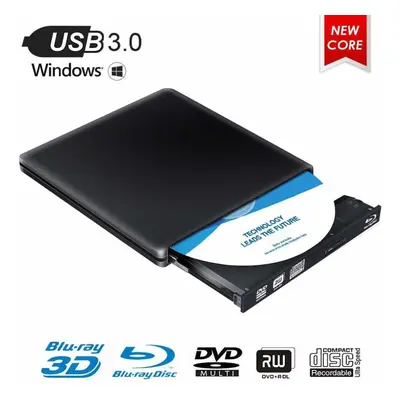 Blu-ray Drive 4K 3D USB 3.0 Portable Blu-ray BD CD DVD Player Reader