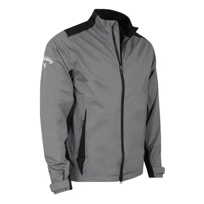 (M, Quiet Shade) Callaway Golf Mens Stormlite II Waterproof Swing Tech Adjustable Jacket