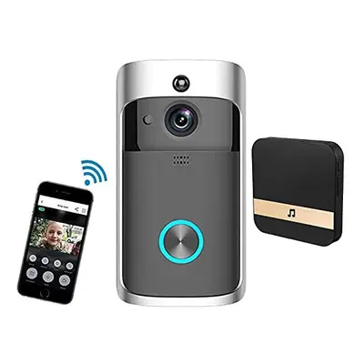 Video Doorbell Camera with Chime,Wireless Smart Doorbell with Free Cloud Storage, Doorbell Wirel