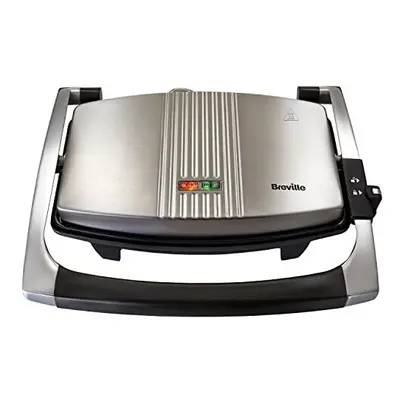 Breville Sandwich/Panini Press & Toastie Maker | 3-Slice | Non-stick-coated aluminium plates | S