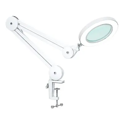 Magnifying Lamp - Magnifier with Diopter - with , Swivel Arm, Dimmable, Col