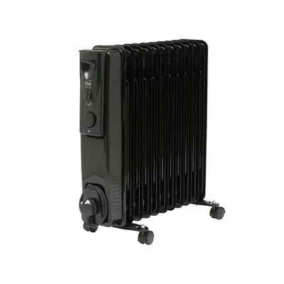 11 Fin Black Electric Oil Filled Radiator