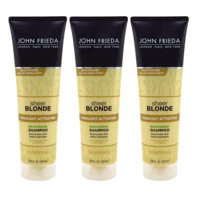 John Frieda sheer blonde Highlight Activating Enhancing Shampoo For Lighter Blondes 8.45 oz Pack